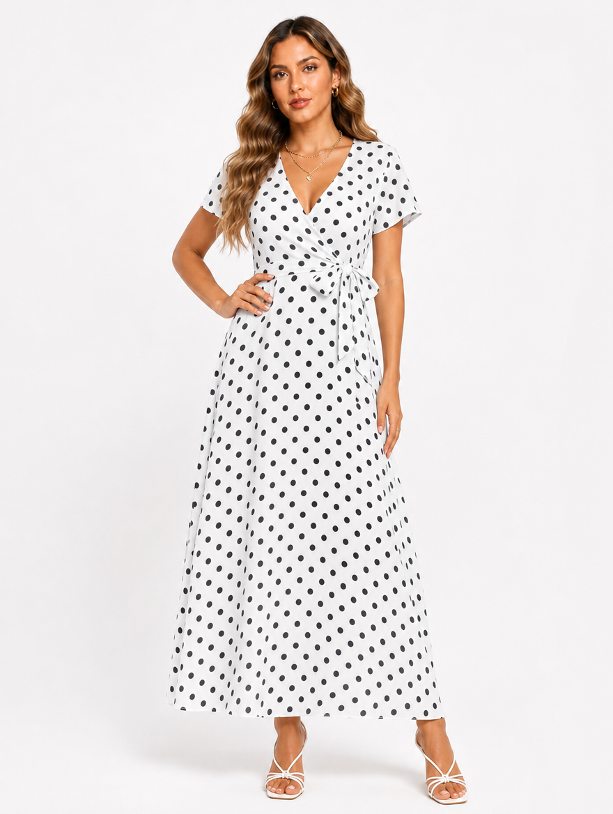 Robe Portefeuille Pois