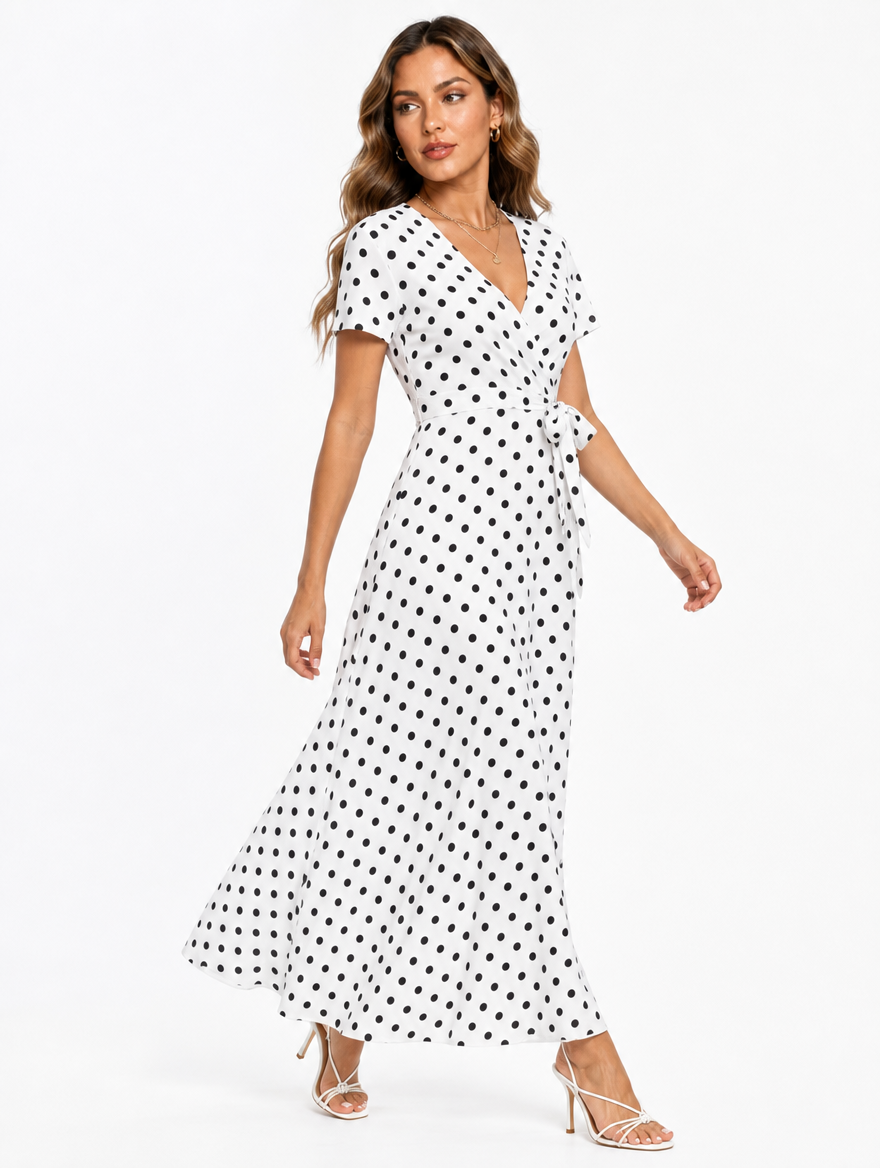 Robe Portefeuille Pois