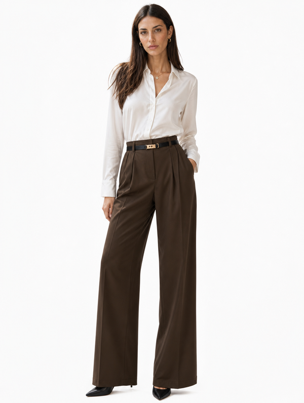 Pantalon Plissé Ample