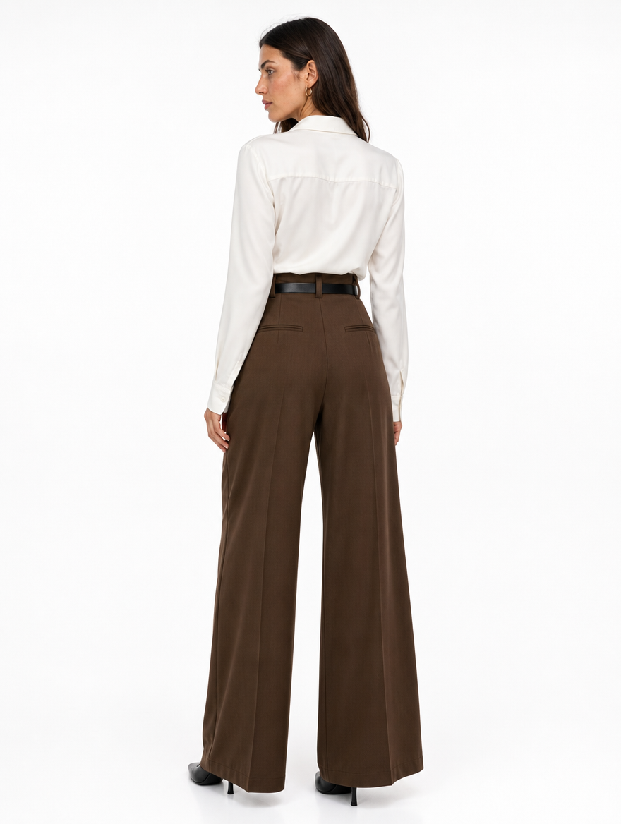 Pantalon Plissé Ample