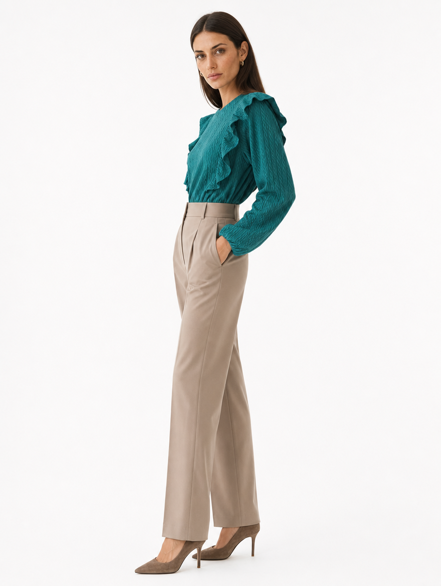 Blouse Volantée Peplum