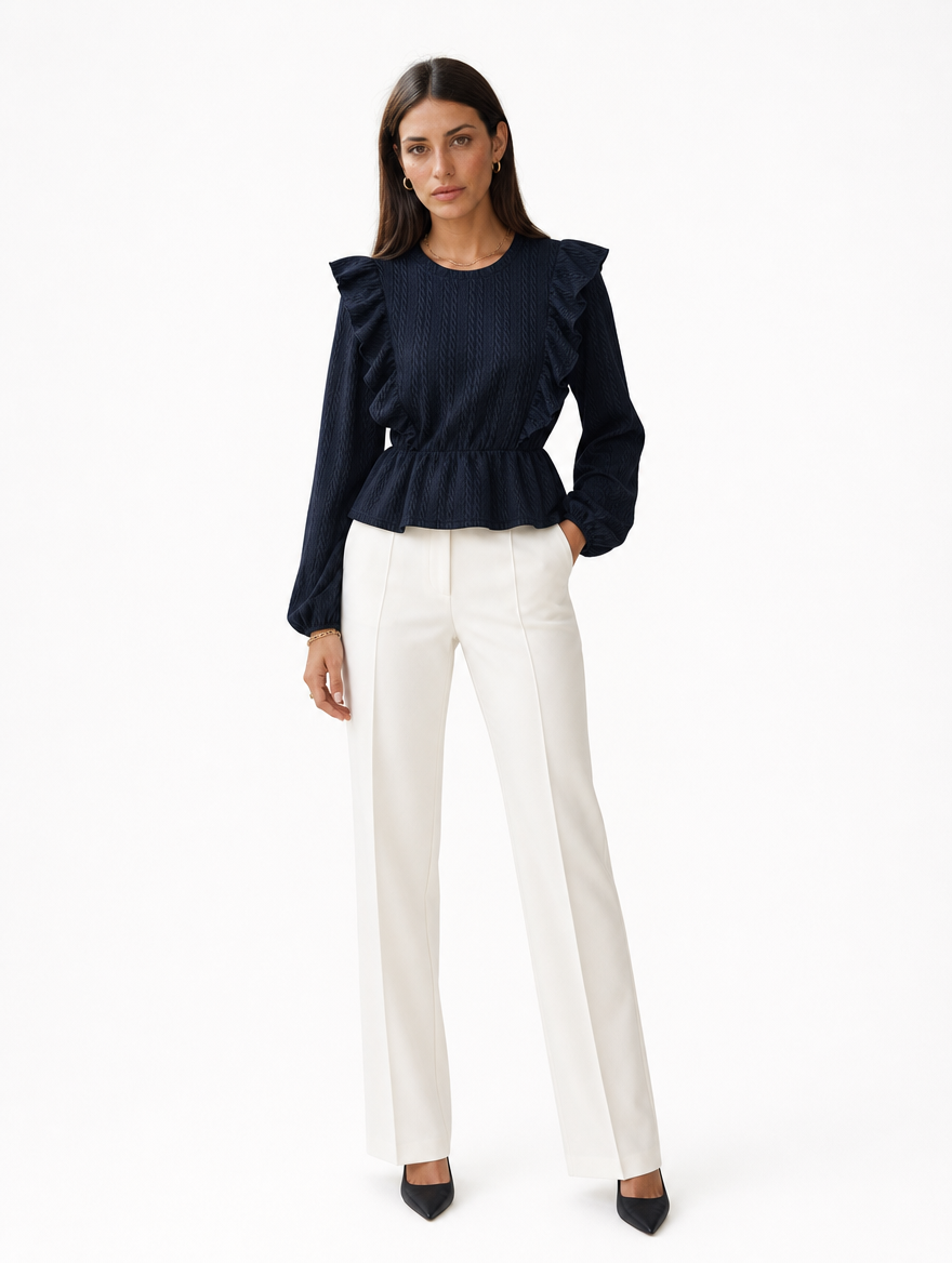 Blouse Volantée Peplum