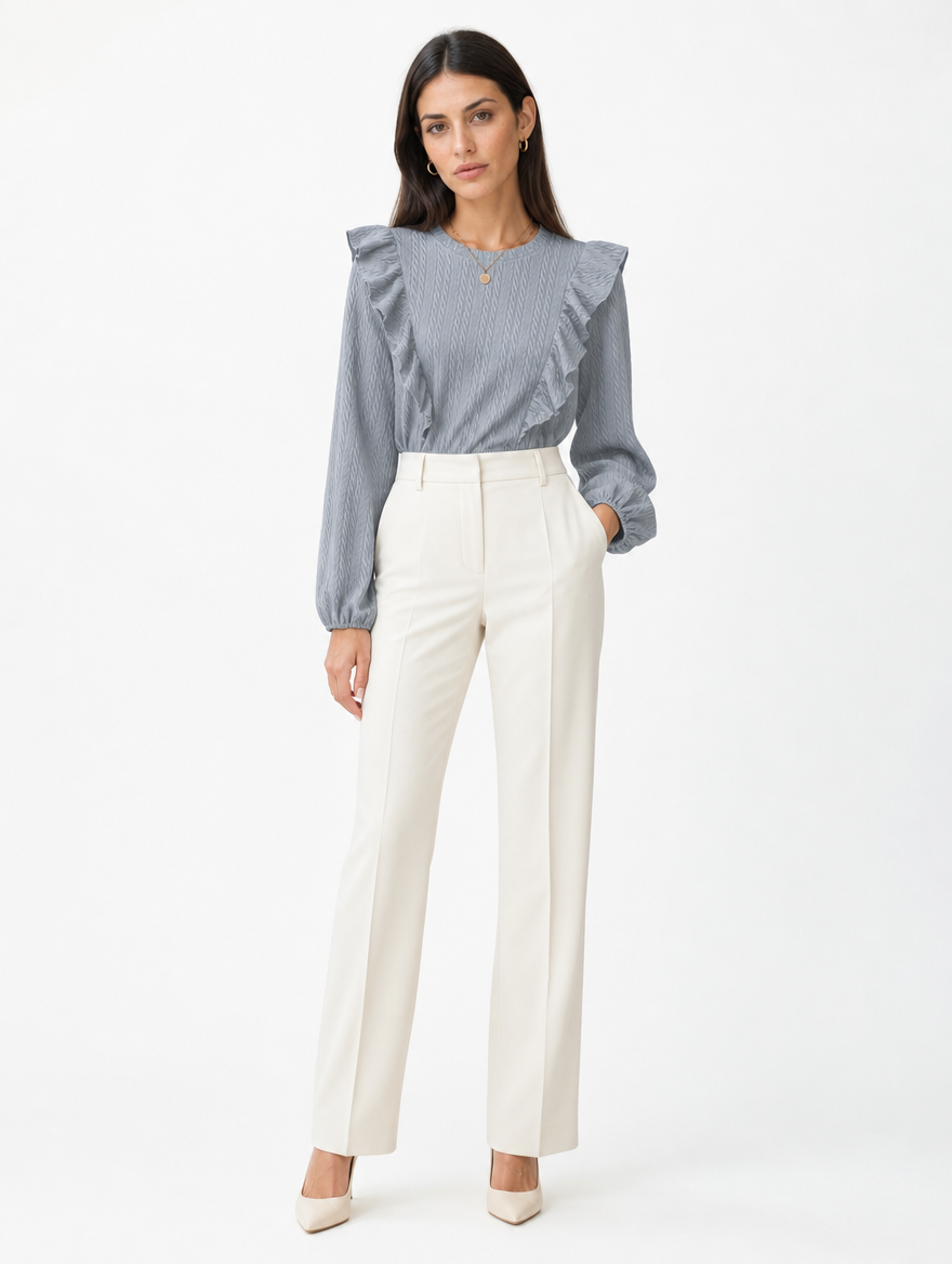 Blouse Volantée Peplum