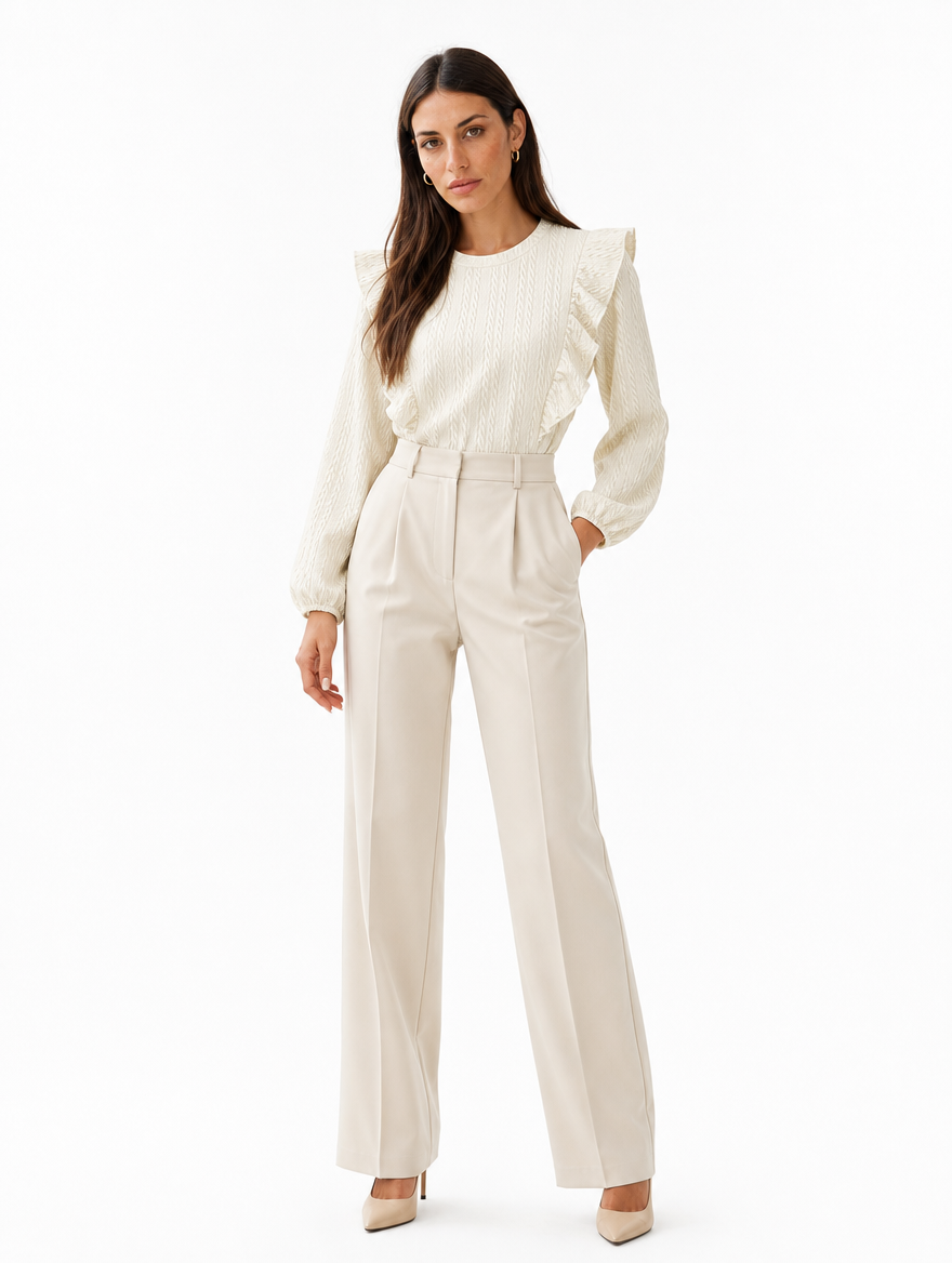 Blouse Volantée Peplum