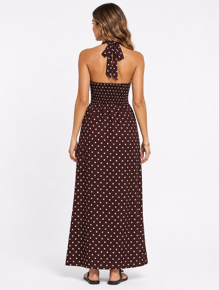 Robe Pois Céleste