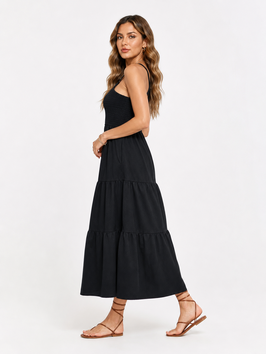 Robe Fendue Nouée