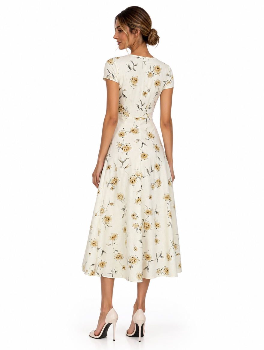 Robe Dentelle Fleurie