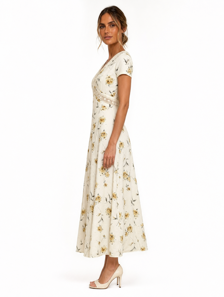 Robe Dentelle Fleurie