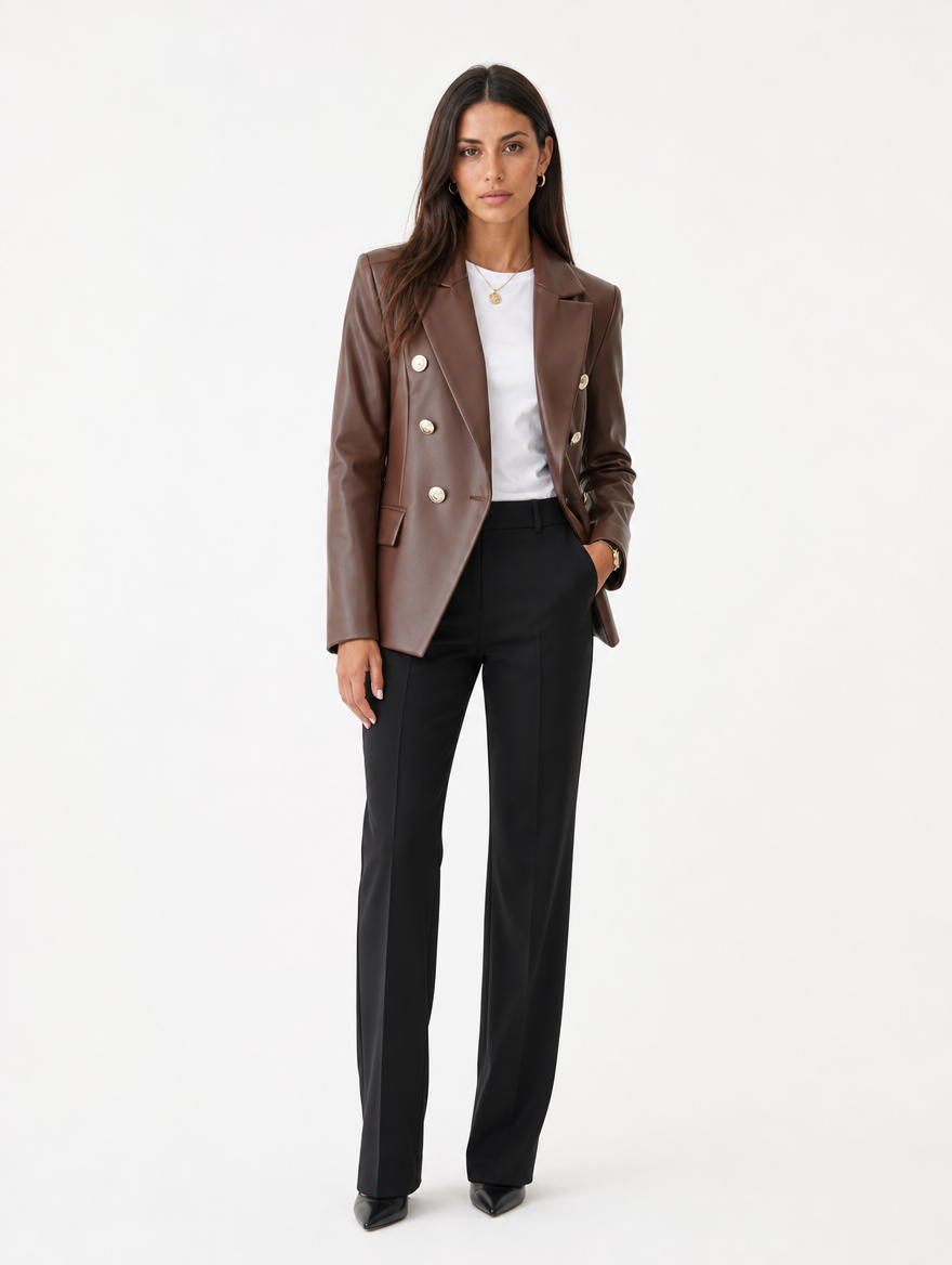 Blazer Cuir Parisien